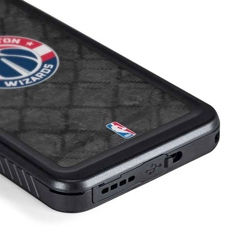 NBA Washington Wizards Black Rust Galaxy S24 Waterproof Case